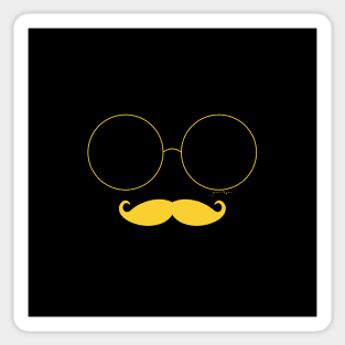 Glasses Mustachio VI Sticker